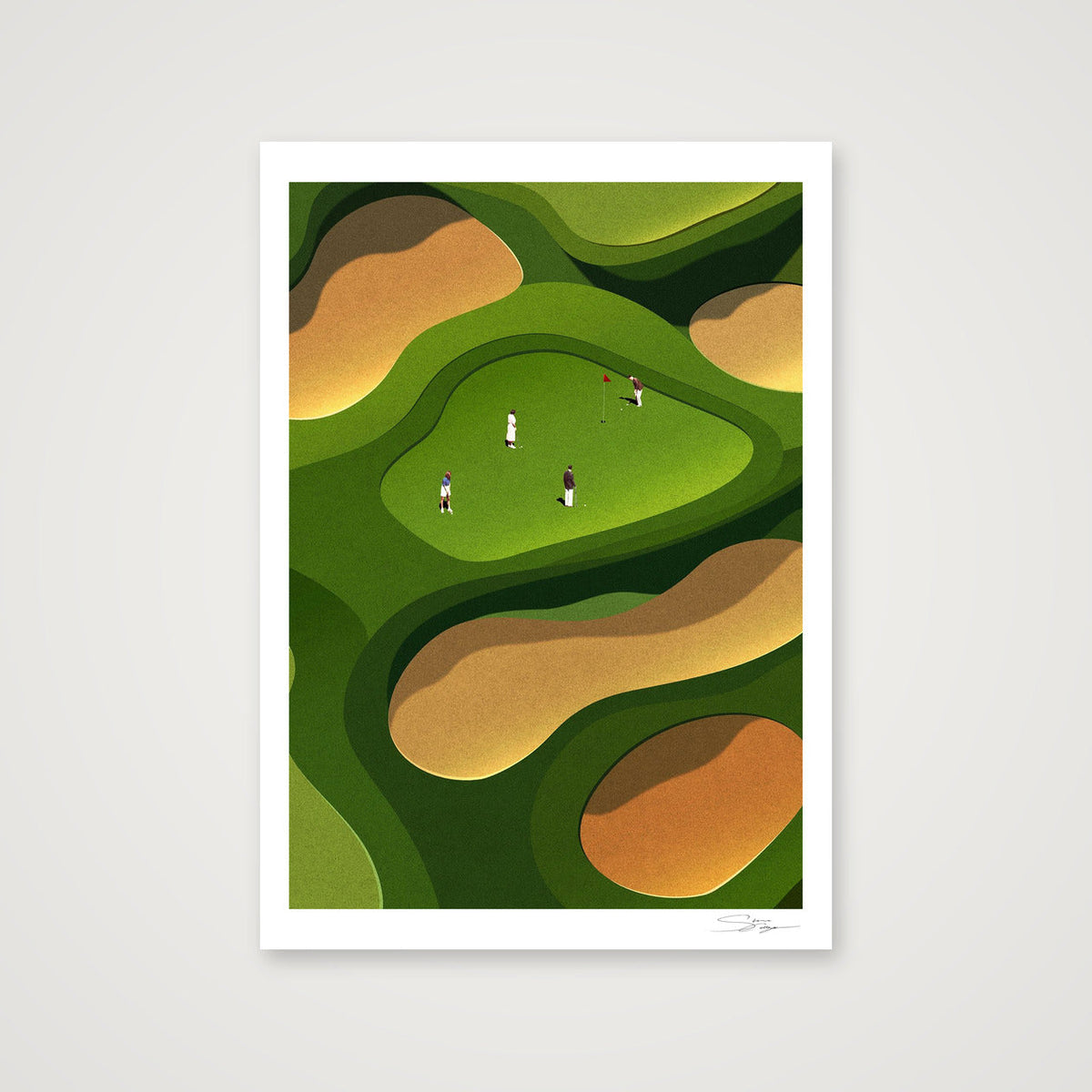 One More Round — A3 (30×42cm, 12×17") Print only