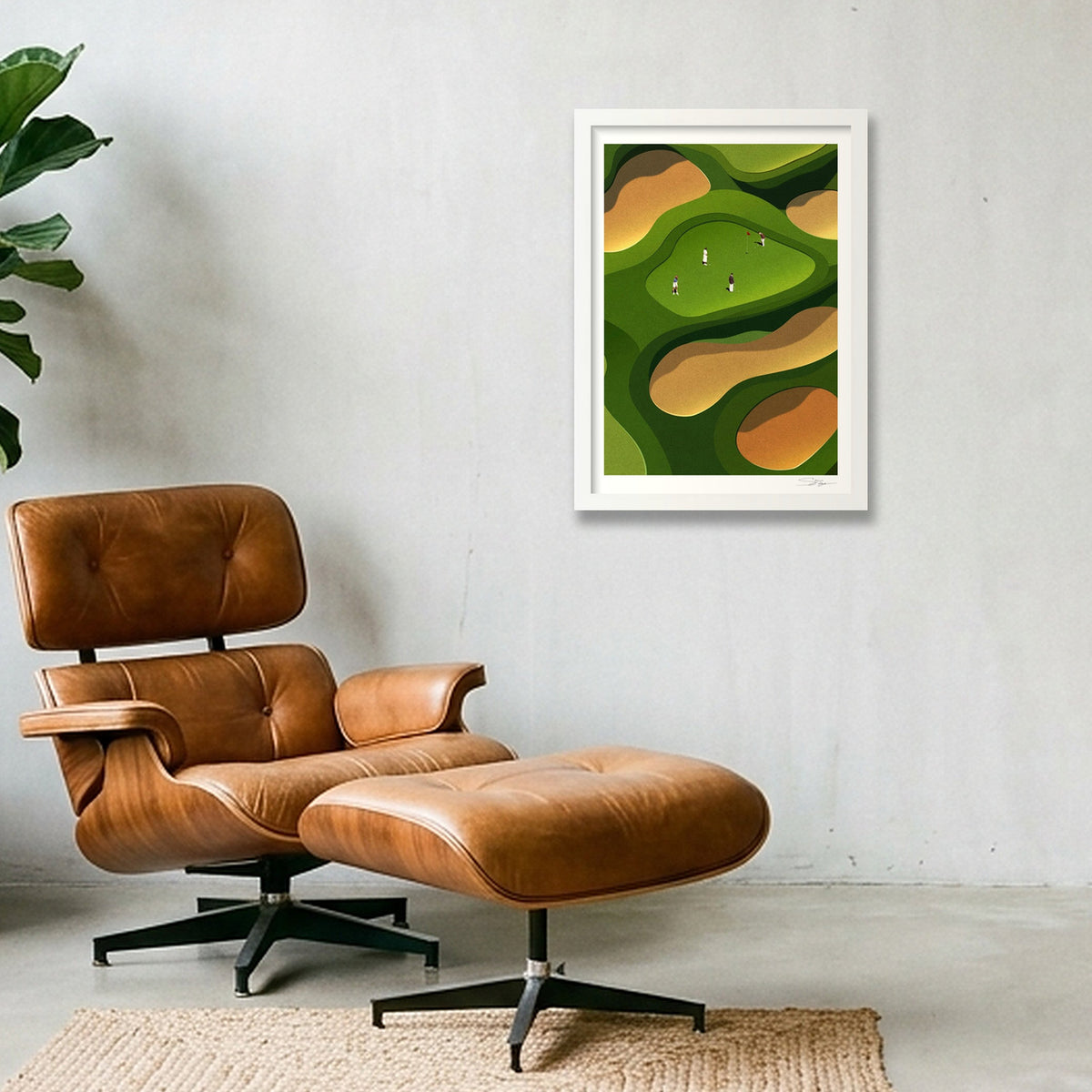 One More Round — A3 (30×42cm, 12×17") White Frame