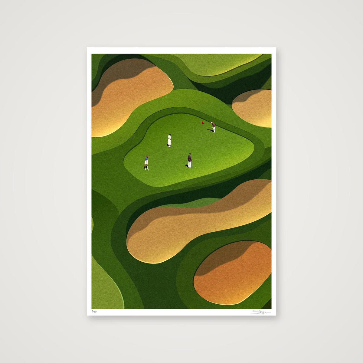 One More Round — A1 (59×84cm, 23×33") Print only